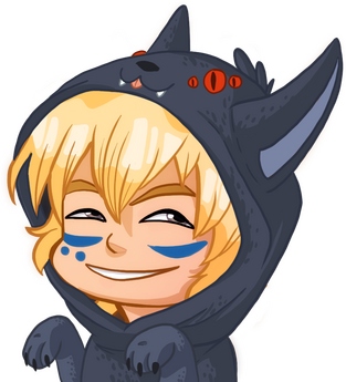 Example: Emoji/Sticker | Character: Asriel Blackwood (mateus)